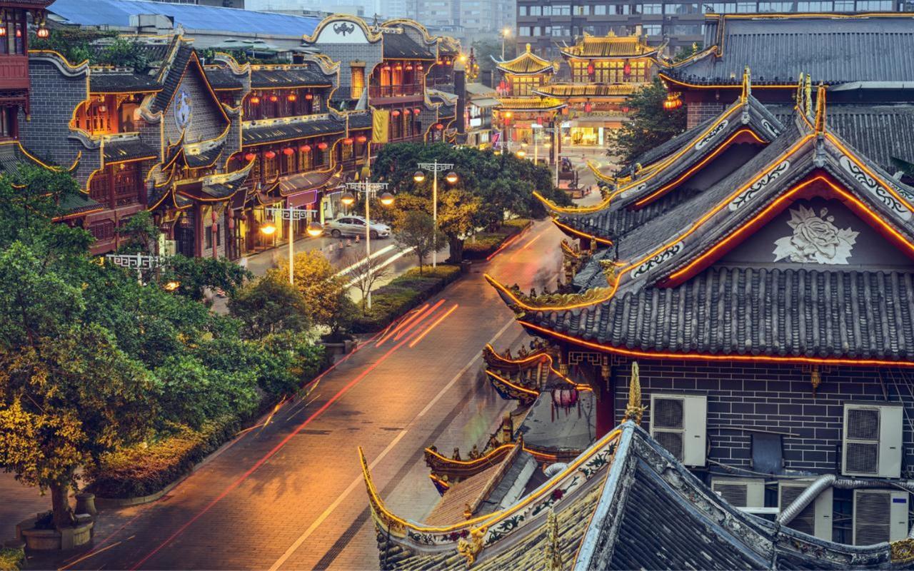Chengdu Airport Ruijia Hotel Exteriör bild